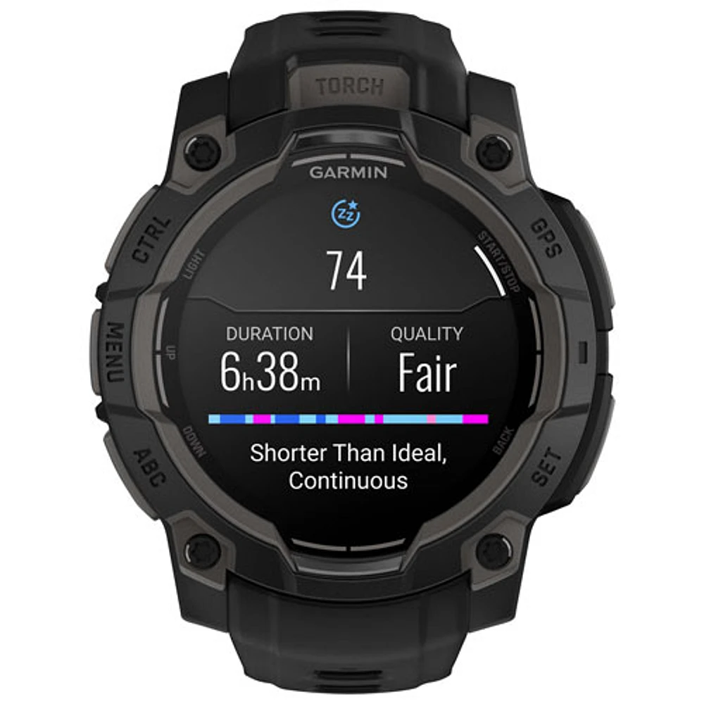 Garmin Instinct 3 AMOLED 45mm Bluetooth Multisport Smartwatch