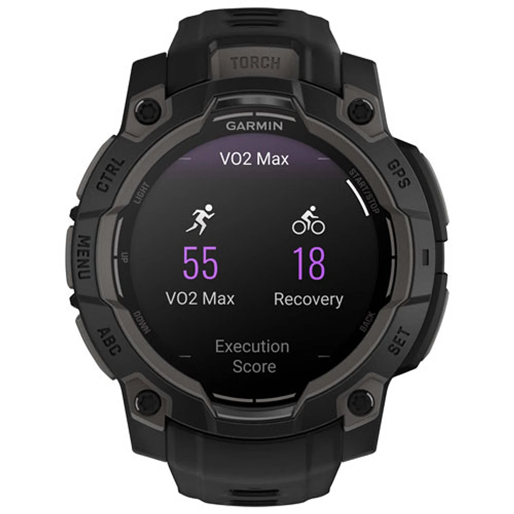 Garmin Instinct 3 AMOLED 45mm Bluetooth Multisport Smartwatch