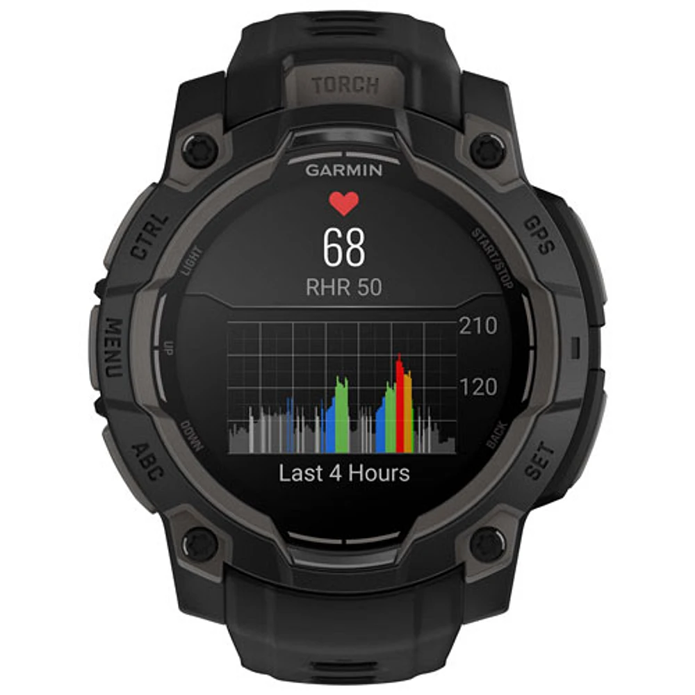 Garmin Instinct 3 AMOLED 45mm Bluetooth Multisport Smartwatch