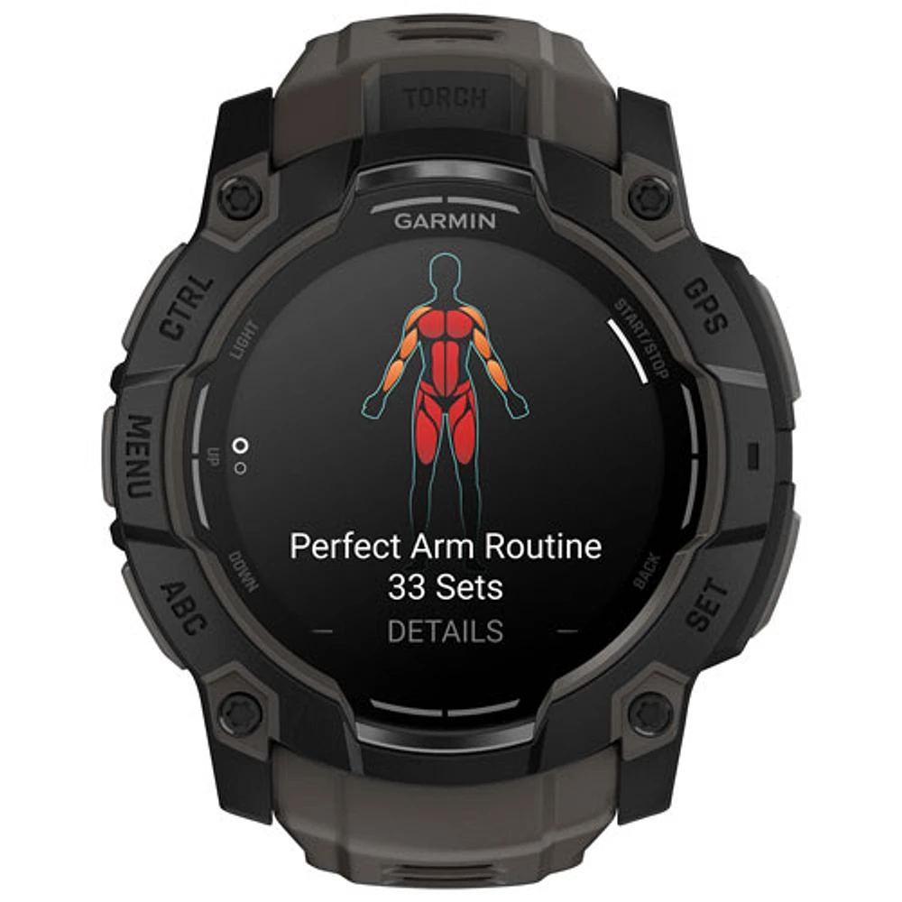 Garmin Instinct 3 AMOLED 50mm Bluetooth Multisport Smartwatch