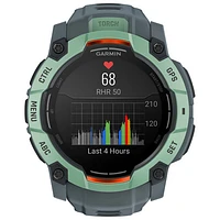 Garmin Instinct 3 AMOLED 50mm Bluetooth Multisport Smartwatch - Neo Tropic/Twilight