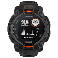 Garmin Instinct 3 Solar 45mm Bluetooth Multisport Smartwatch - Black