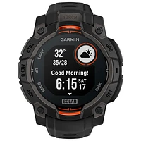 Garmin Instinct 3 Solar 45mm Bluetooth Multisport Smartwatch - Black