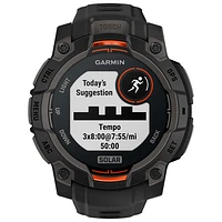 Garmin Instinct 3 Solar 45mm Bluetooth Multisport Smartwatch - Black