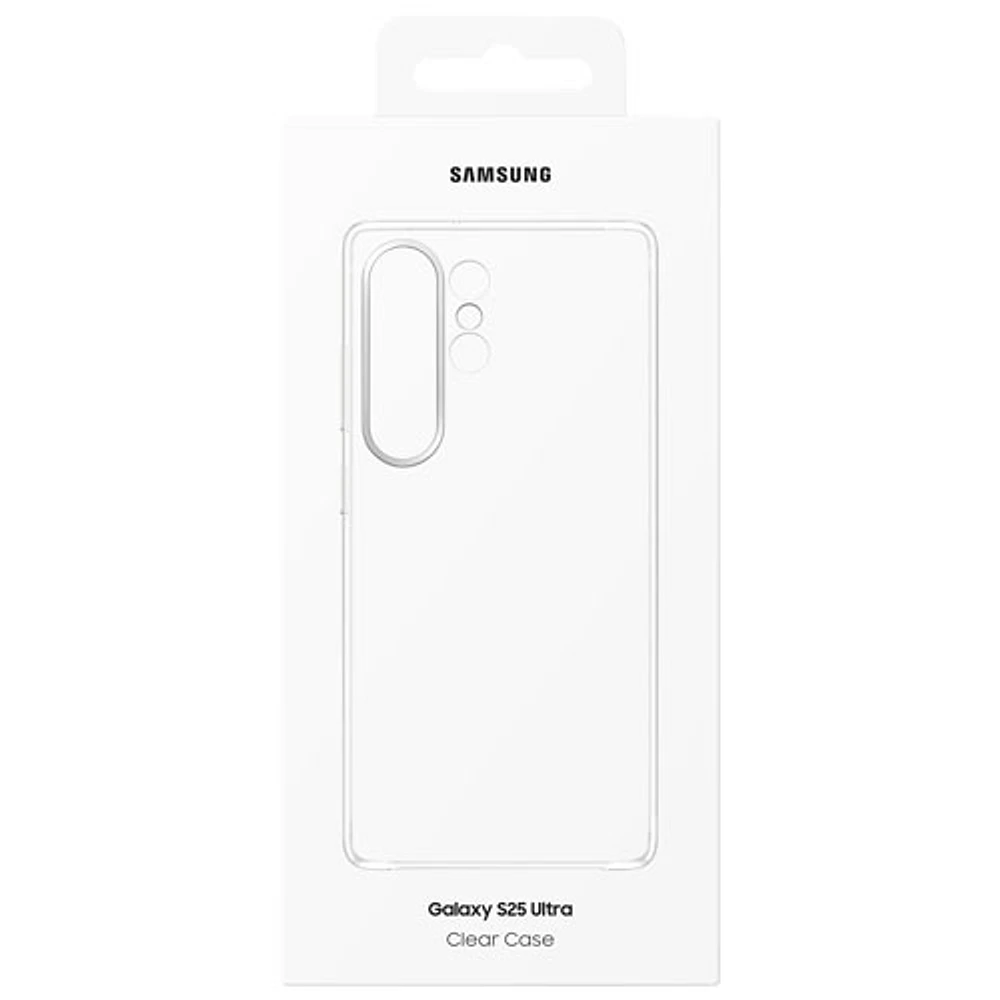 Étui rigide ajusté pour Galaxy S25 Ultra de Samsung - Transparent