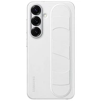 Samsung Standing Grip Fitted Hard Shell Case for Galaxy S25 - White