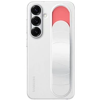 Samsung Standing Grip Fitted Hard Shell Case for Galaxy S25 - White