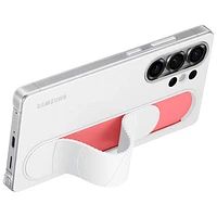 Samsung Standing Grip Fitted Hard Shell Case for Galaxy S25 Ultra - White