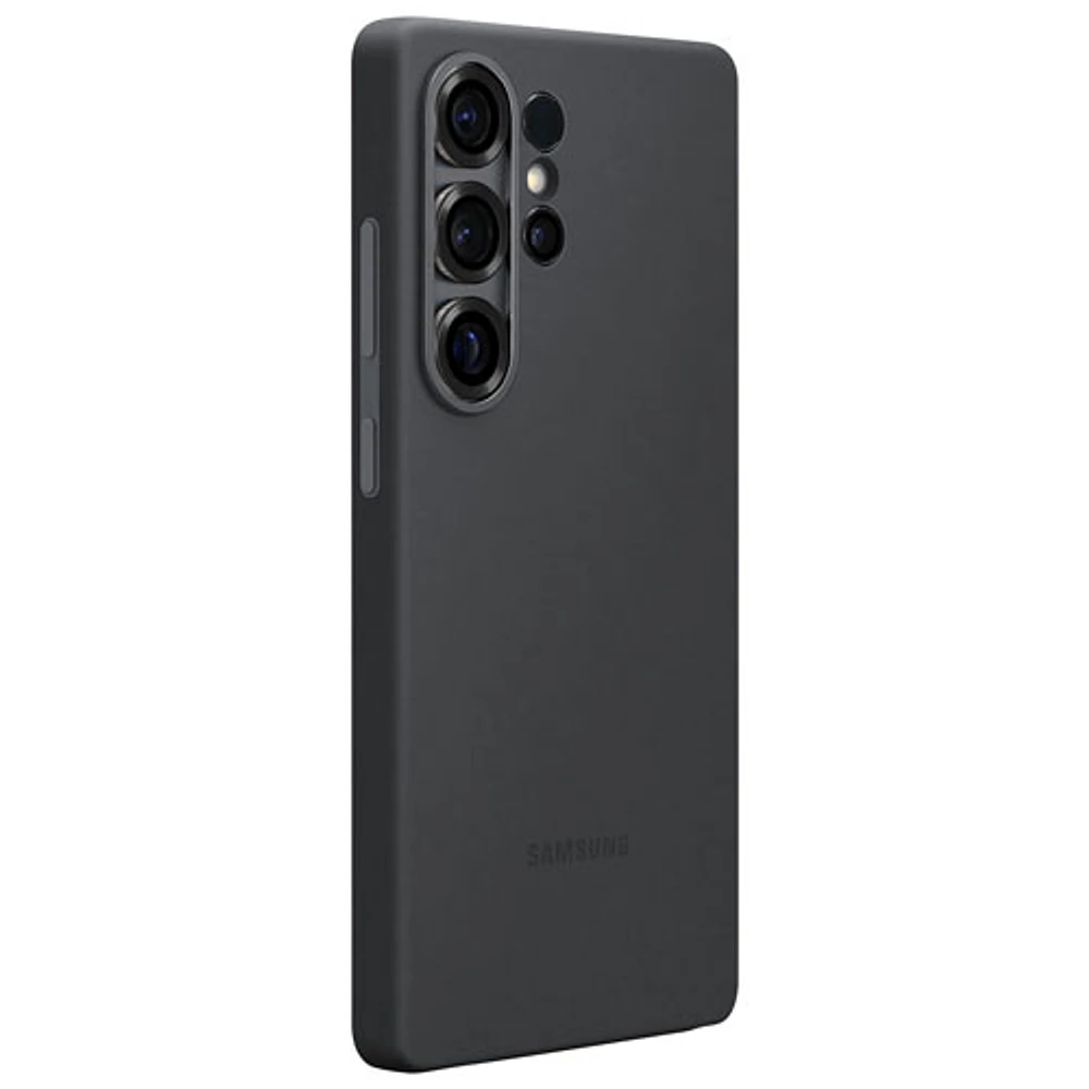 Samsung Silicone Fitted Soft Shell Case for Galaxy S25 Ultra - Black