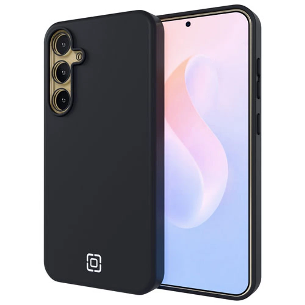 Étui souple ajusté en silicone Sensor d'Incipio avec protecteur de lentille pour Galaxy S25 - Noir