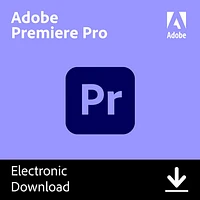 Adobe Premiere Pro (PC/Mac) - 1 User - 1 Year - Digital Download