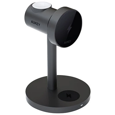 AUKEY MagFusion 3-in-1 Qi2 Magnetic 15W Wireless Charging Station (LC-MC311)