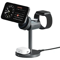 AUKEY MagFusion 3-in-1 Qi2 Magnetic 15W Wireless Charging Station (LC-MC311)
