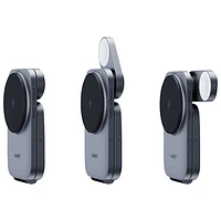 AUKEY MagFusion Z 3-in-1 Qi2 Foldable Magnetic Charging Station - Space Grey