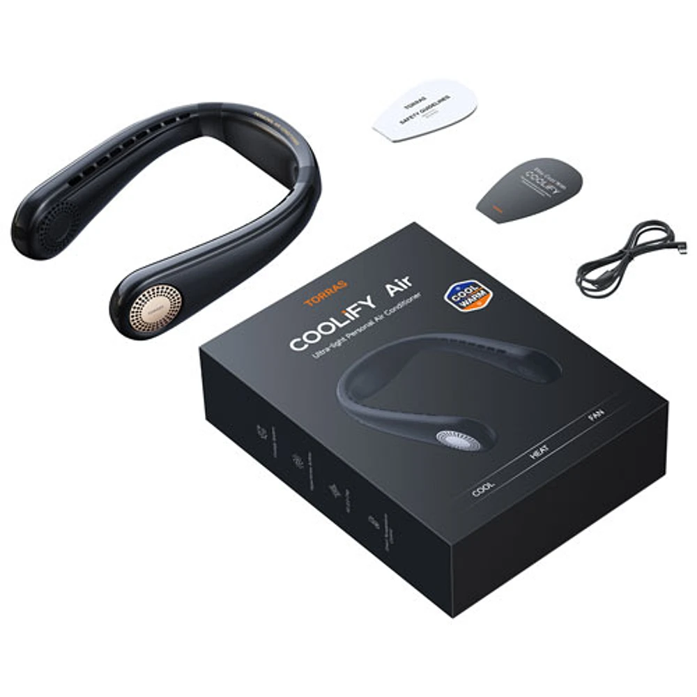 Ventilateur pour le cou de 5000 mAh COOLiFY Air de Torras