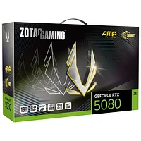 Carte graphique GDDR7 de 16 Go GeForce RTX 5080 AMP Extreme Infinity de ZOTAC Gaming