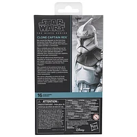 Hasbro Star Wars The Black Series - Figurine d'action du capitaine clone Rex