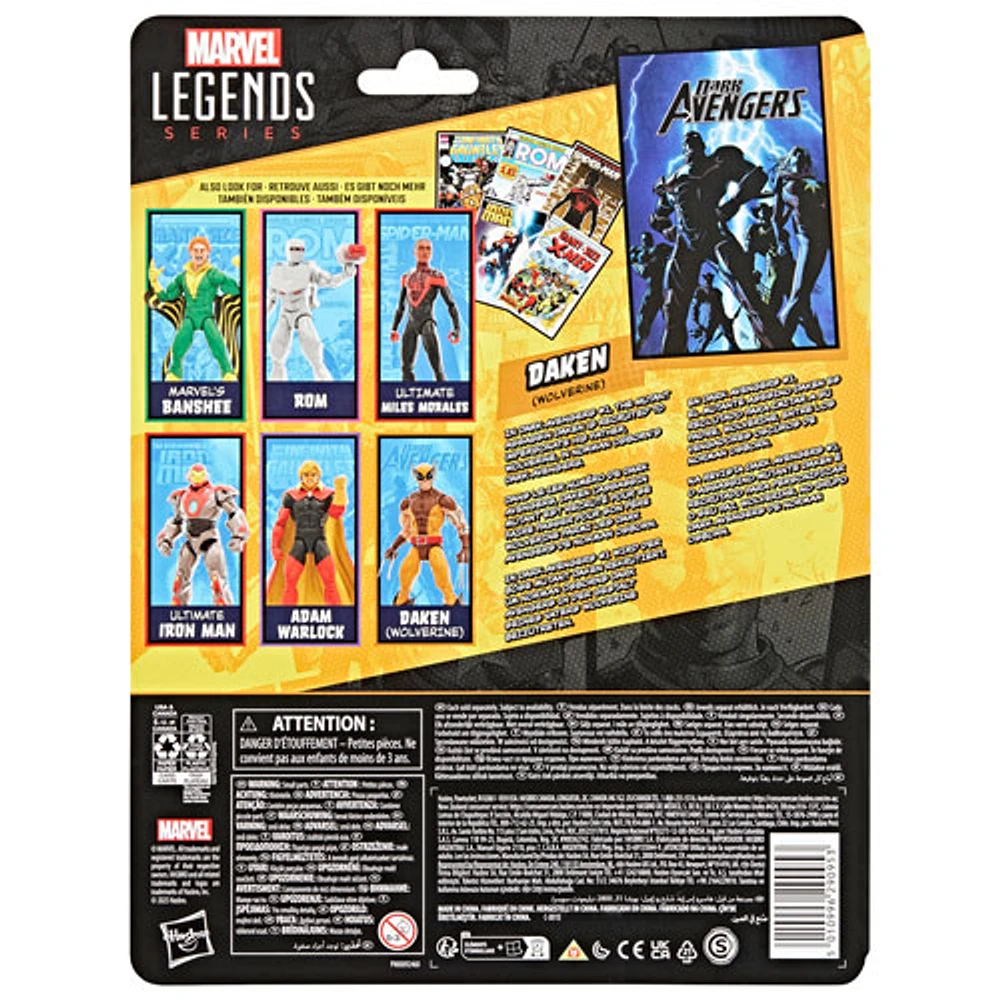 Hasbro Marvel Legends Series - Figurine d'action Daken (Wolverine) dans Dark Avengers