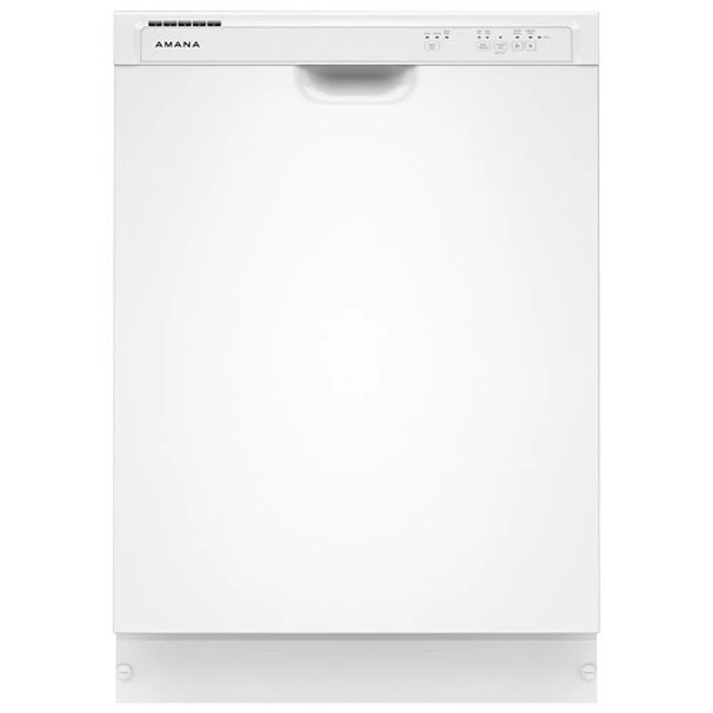 Lave-vaisselle encastrable 24 po 59 dB avec troisième panier d'Amana (ADFS2524RW) - Blanc
