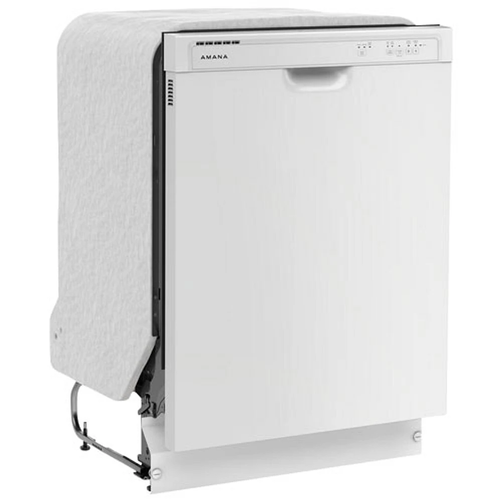Lave-vaisselle encastrable 24 po 59 dB avec troisième panier d'Amana (ADFS2524RW) - Blanc