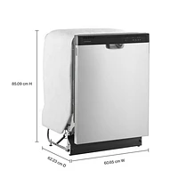 Lave-vaisselle encastrable 24 po 59 dB avec troisième panier d'Amana (ADFS2524RS) - Acier inoxydable