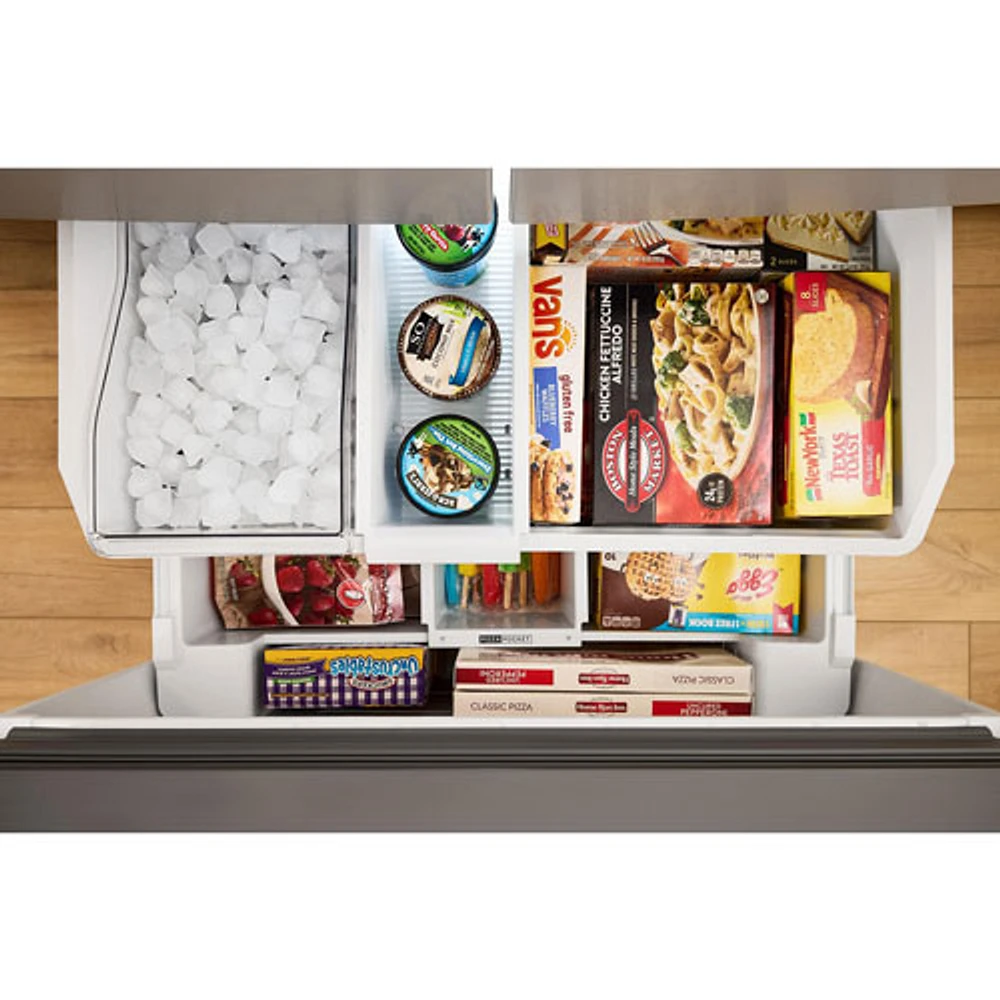 Réfrigérateur à deux portes 30,52 pi³ et 36 po de Whirlpool (WRFF3136SZ) - Acier inoxydable