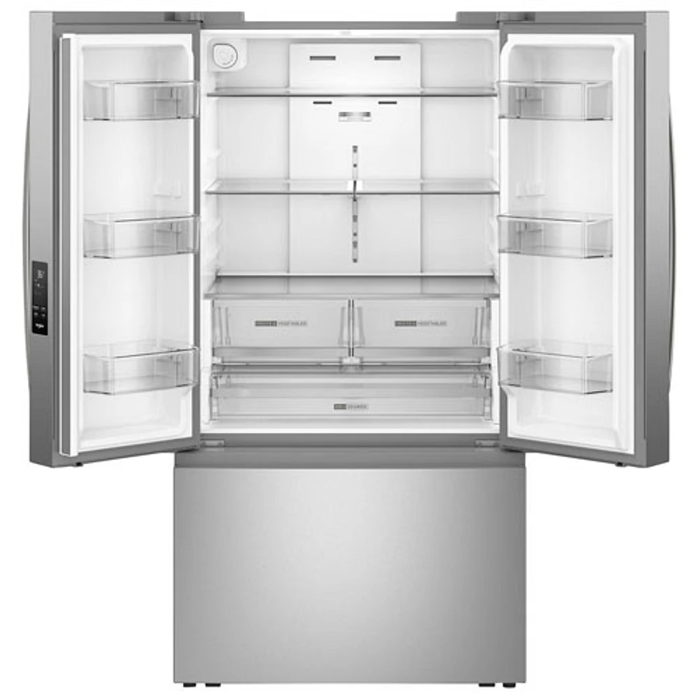 Réfrigérateur à deux portes 30,52 pi³ et 36 po de Whirlpool (WRFF3136SZ) - Acier inoxydable