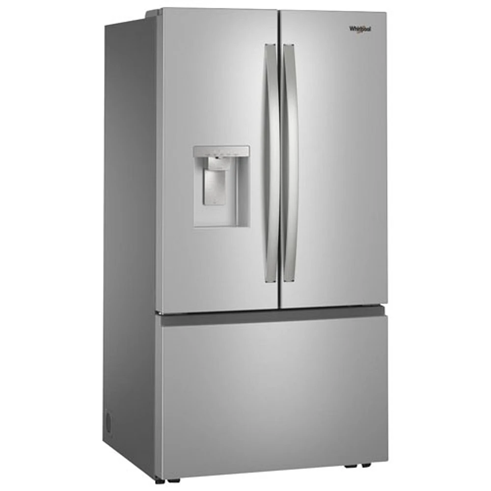 Whirlpool 36" 29.58 Cu. Ft. French Door Refrigerator with Water & Ice Dispenser (WRFF3536SZ) - Stainless Steel