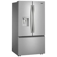 Whirlpool 36" 29.58 Cu. Ft. French Door Refrigerator with Water & Ice Dispenser (WRFF3536SZ) - Stainless Steel