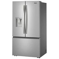 Whirlpool 36" 29.58 Cu. Ft. French Door Refrigerator with Water & Ice Dispenser (WRFF3536SZ) - Stainless Steel