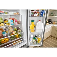 Réfrigérateur 2 portes 29,58 pi³ 36 po avec distributeur glaçons/eau de Whirlpool (WRFF3536SZ) - Inox