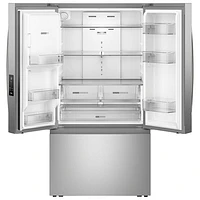 Whirlpool 36" 29.58 Cu. Ft. French Door Refrigerator with Water & Ice Dispenser (WRFF3536SZ) - Stainless Steel