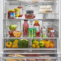 Whirlpool 36" 30.52 Cu. Ft. French Door Refrigerator with Water Dispenser (WRFF3336SZ) - Stainless Steel