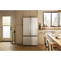 Whirlpool 36" 30.52 Cu. Ft. French Door Refrigerator with Water Dispenser (WRFF3336SZ) - Stainless Steel