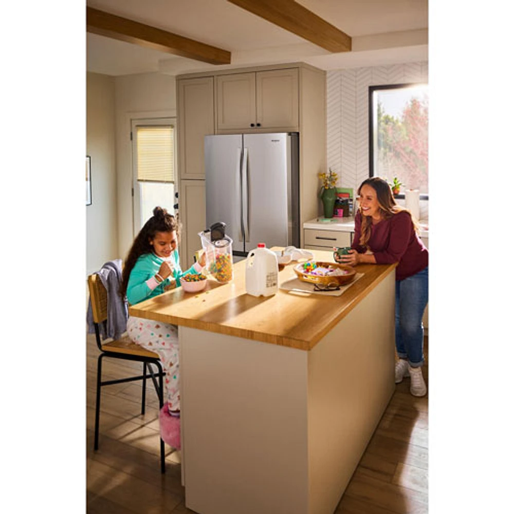 Whirlpool 36" 30.52 Cu. Ft. French Door Refrigerator with Water Dispenser (WRFF3336SZ) - Stainless Steel