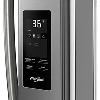 Whirlpool 36" 30.52 Cu. Ft. French Door Refrigerator with Water Dispenser (WRFF3336SZ) - Stainless Steel