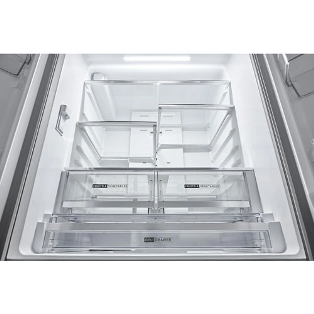 Whirlpool 36" 30.52 Cu. Ft. French Door Refrigerator with Water Dispenser (WRFF3336SZ) - Stainless Steel