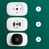 ecobee Smart Thermostat Essential Trim Plate - White