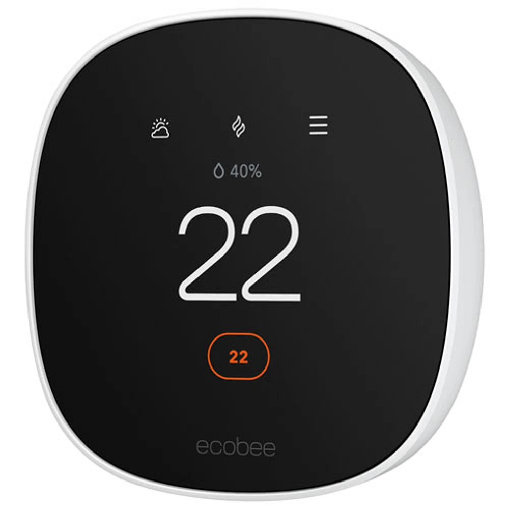 Thermostat intelligent Wi-Fi Essential d'ecobee - Blanc
