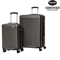 Open Box - Samsonite Epic Lite 2-Piece Hard Side Expandable Luggage Set - Charcoal