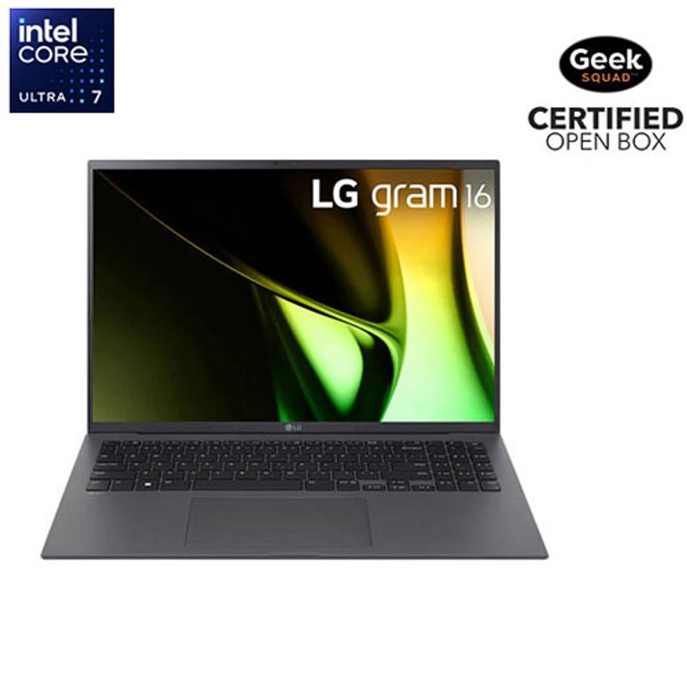 Open Box - LG Gram 16" Touchscreen Laptop - Obsidian Black (Intel Evo Core Ultra7 155H/16GB RAM/512GB SSD)