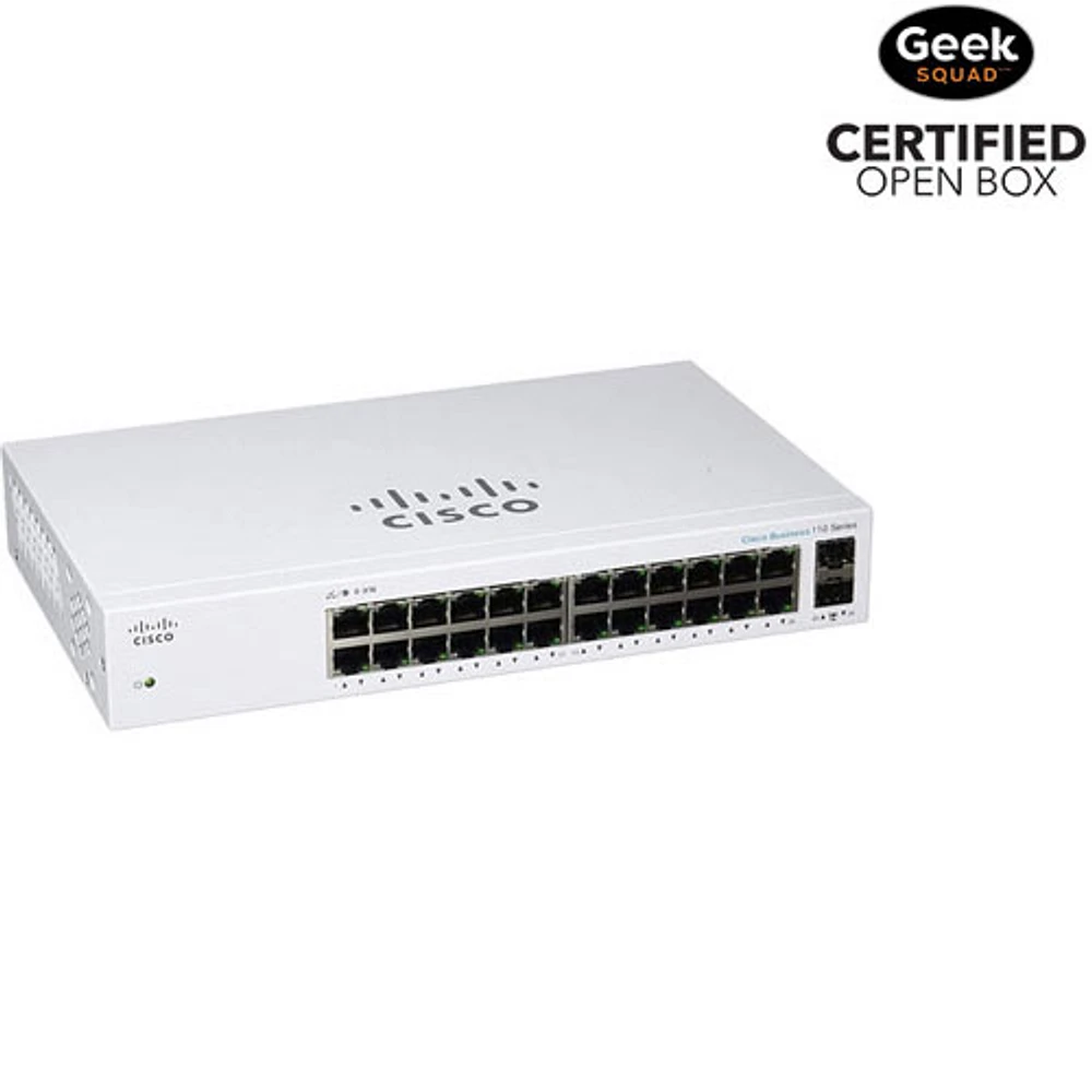 Open Box - CISCO 24-Port Gigabit Ethernet Unmanaged Switch - White