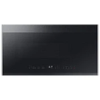 Open Box - Samsung BESPOKE Over-The-Range Microwave - 2.1 Cu. Ft. - Black Matte Steel