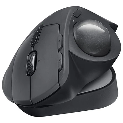 Souris ergonomique sans fil à boule de commande 2048 ppp MX Ergo S Plus Advanced de Logitech - Graphite