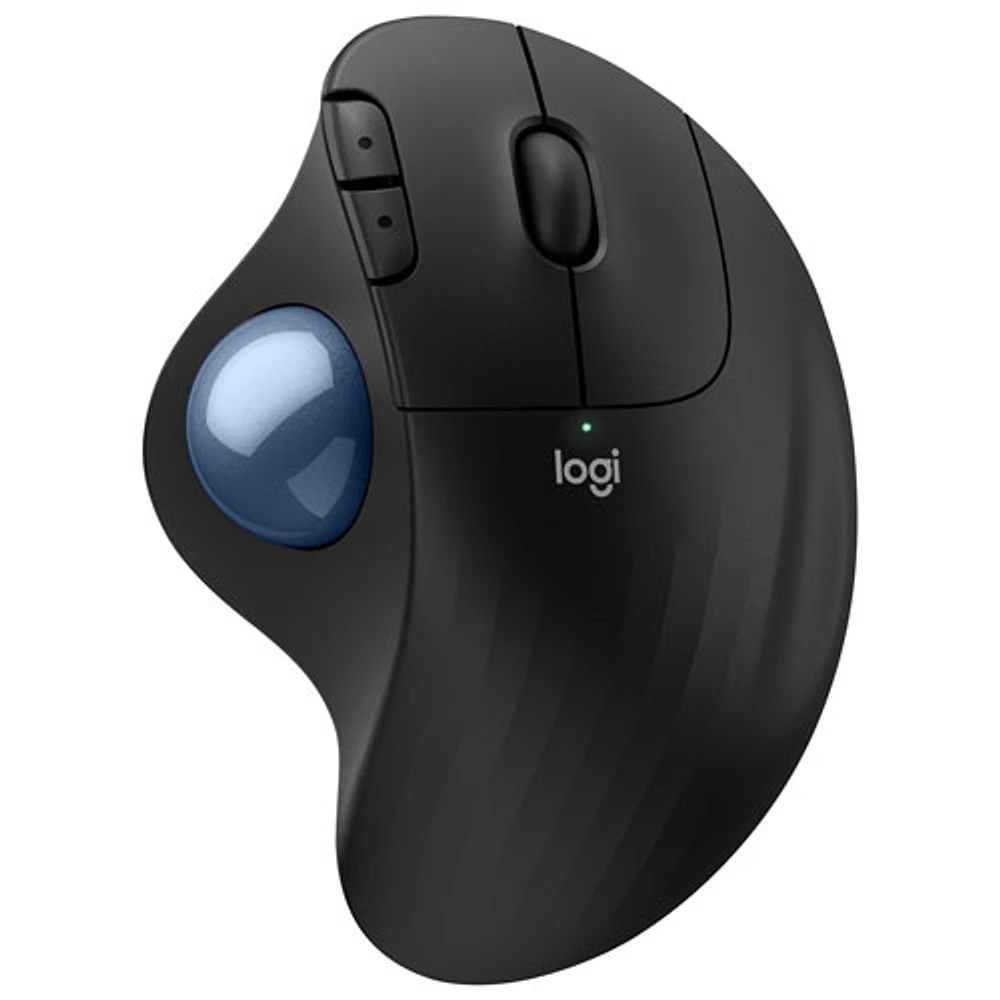 Souris ergonomique sans fil à boule de commande 2000 ppp Ergo M575S de Logitech - Noir