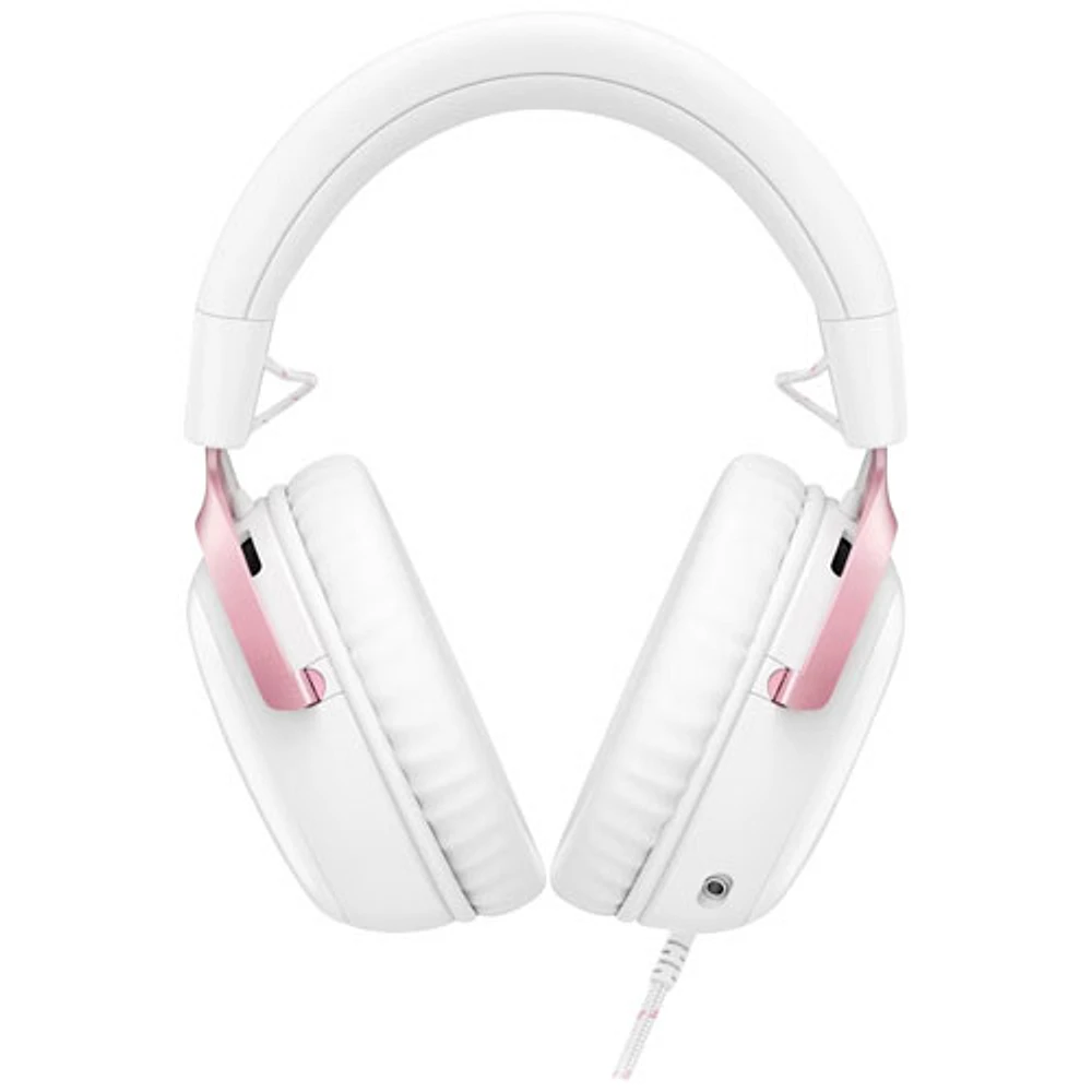 HyperX Cloud III Wired Gaming Headset - White/Pink