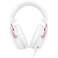 HyperX Cloud III Wired Gaming Headset - White/Pink