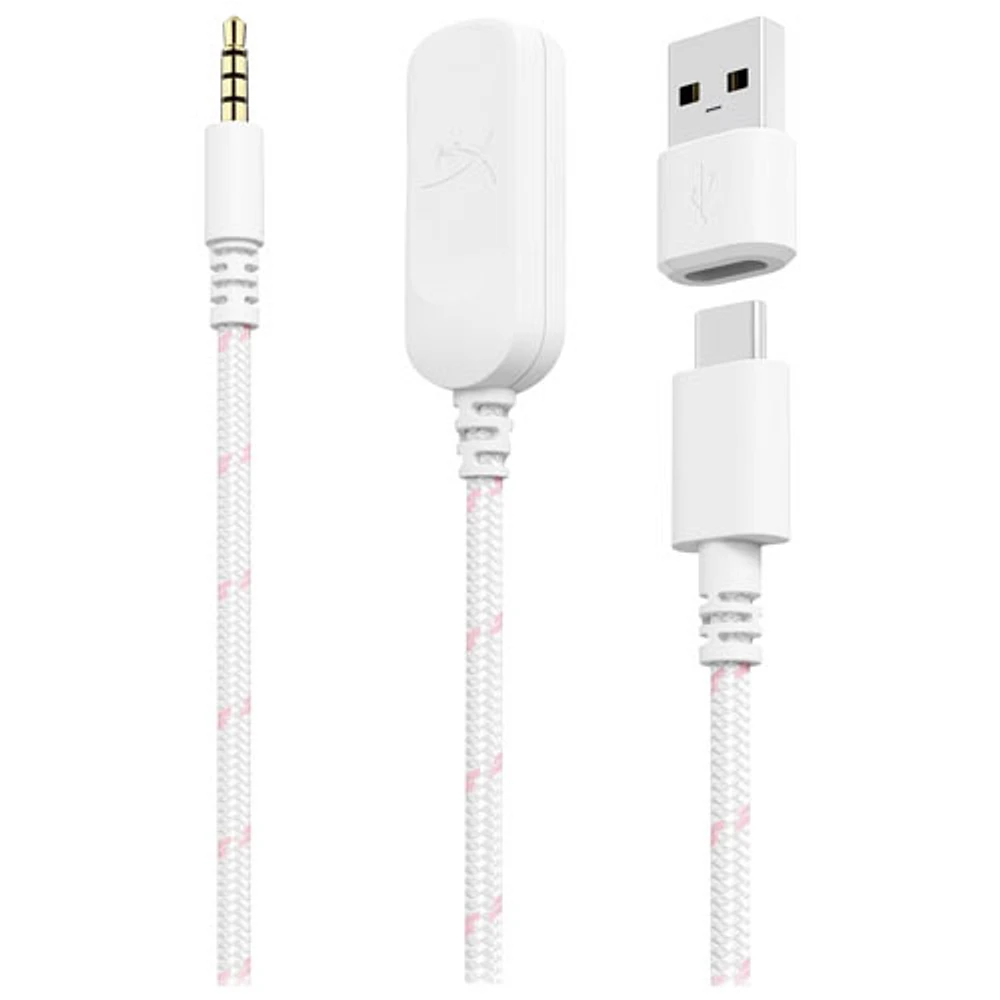 HyperX Cloud III Wired Gaming Headset - White/Pink
