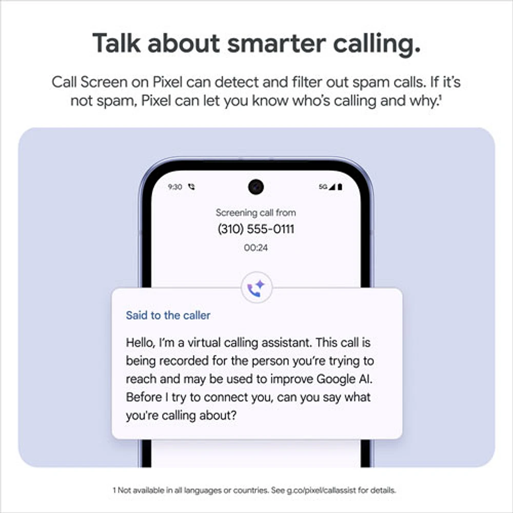 Pixel 9a de Go de Google - Iris