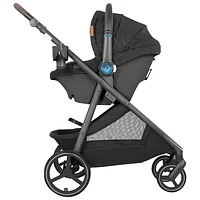 Evenflo Shyft Intuiti+ Travel System with Revolve180 LiteMax NXT SensorySoothe Infant Car Seat - Black